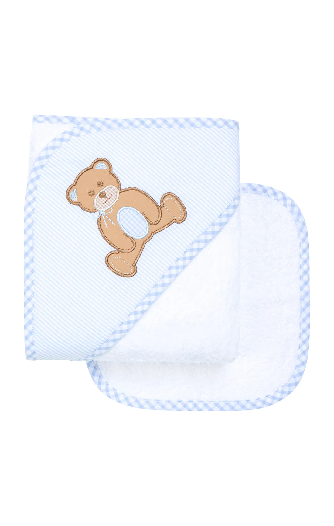 Teddy bear hooded towel & washcloth