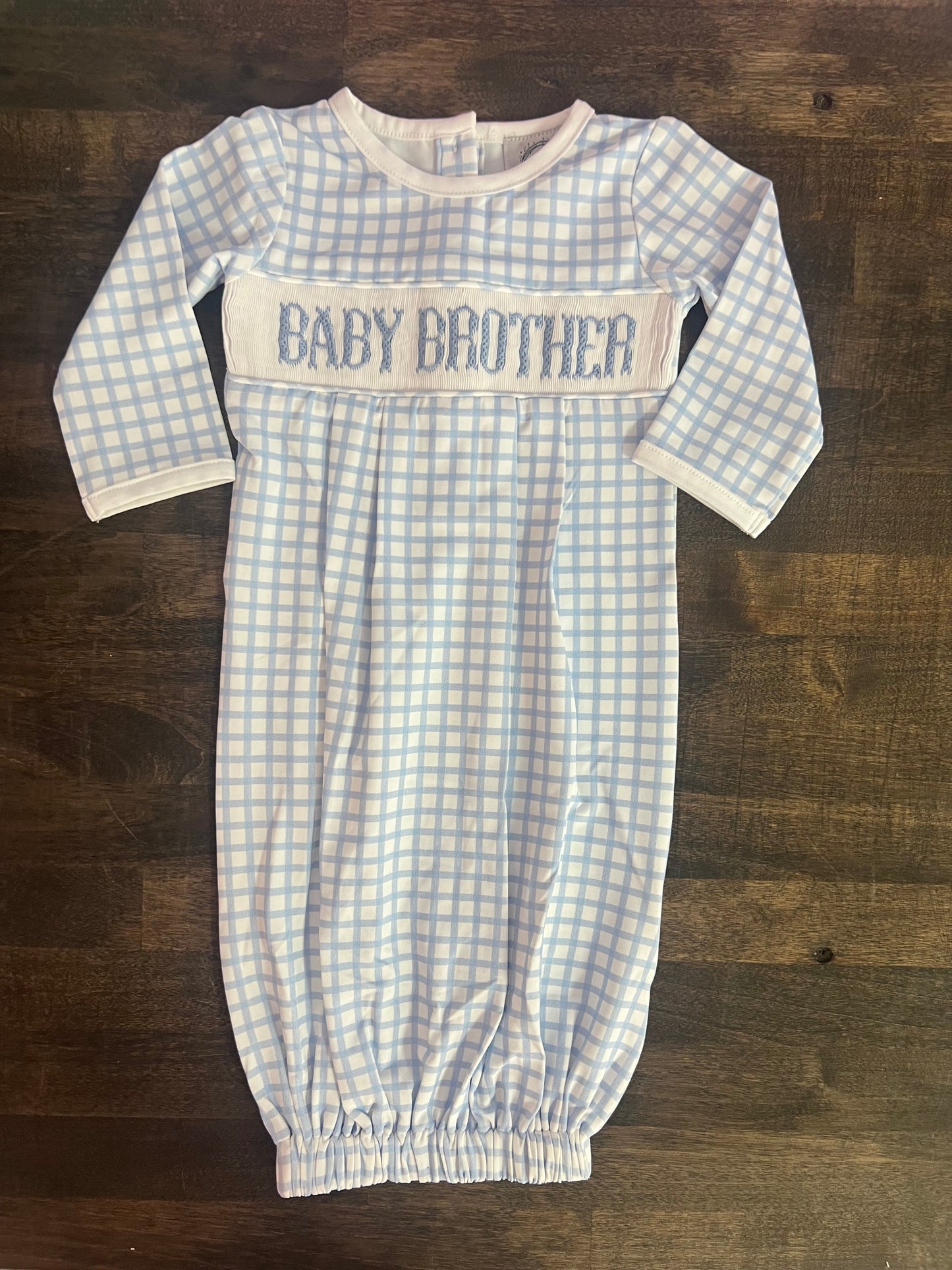 Baby Brother Smock gown