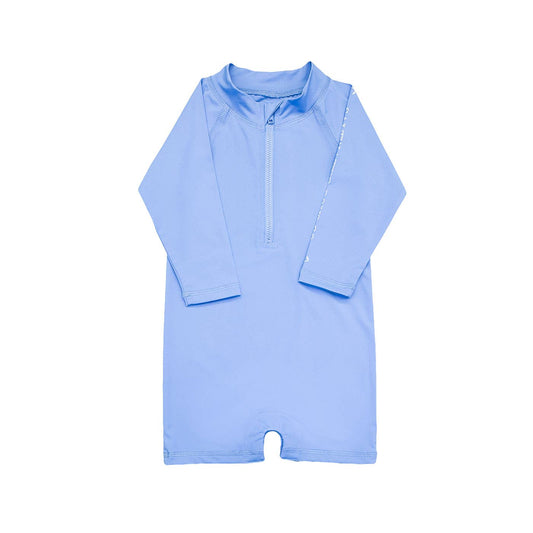 Infant/Toddler Rashguard Romper Royal Blue 