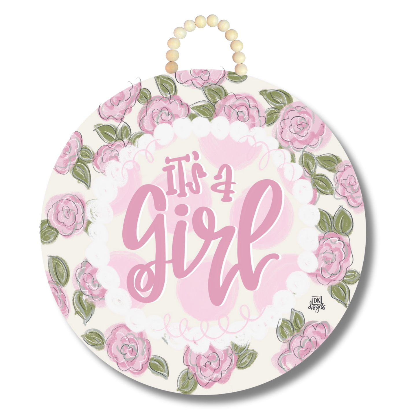 It's a Girl Door Hanger
