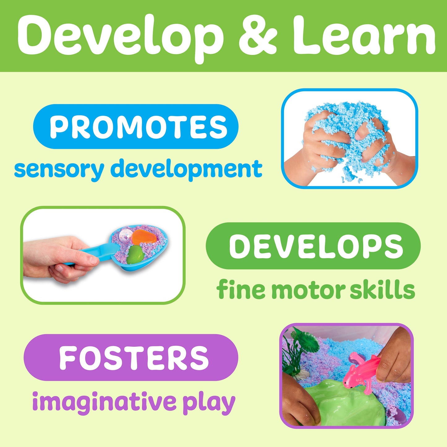 Sensory Bin Axolotl Activity Bin for Kids