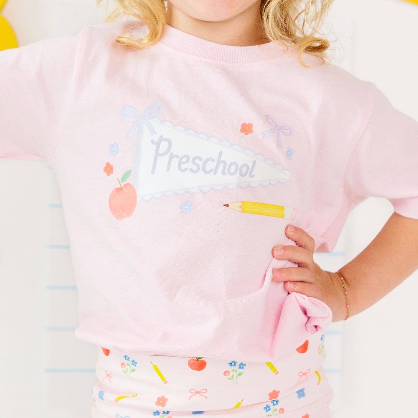 Preschool Pennant Short Sleeve T-Shirt - Back To School