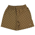 Fish print performance shorts