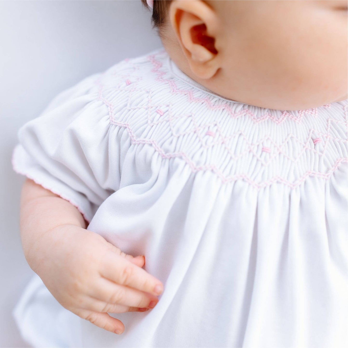 Lizzie's Classics Bishop Short Sleeve Bubble - Pink