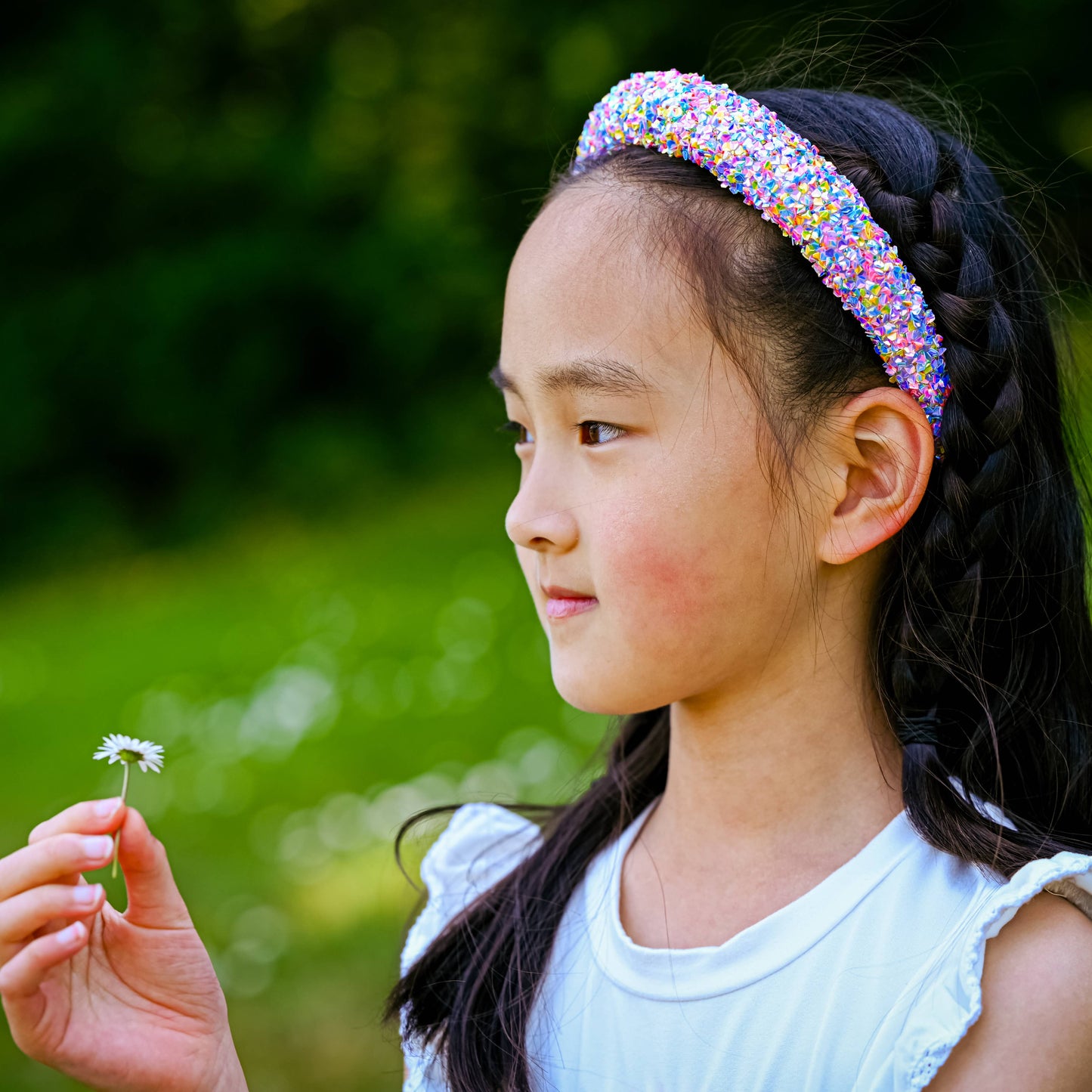 Kids Padded Headband - Chunky Sequin Hair Band