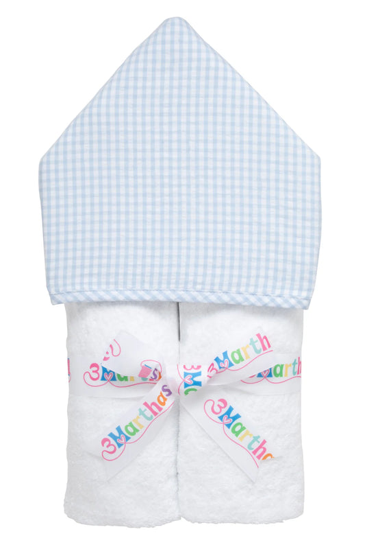 Big Check every kid towel blue