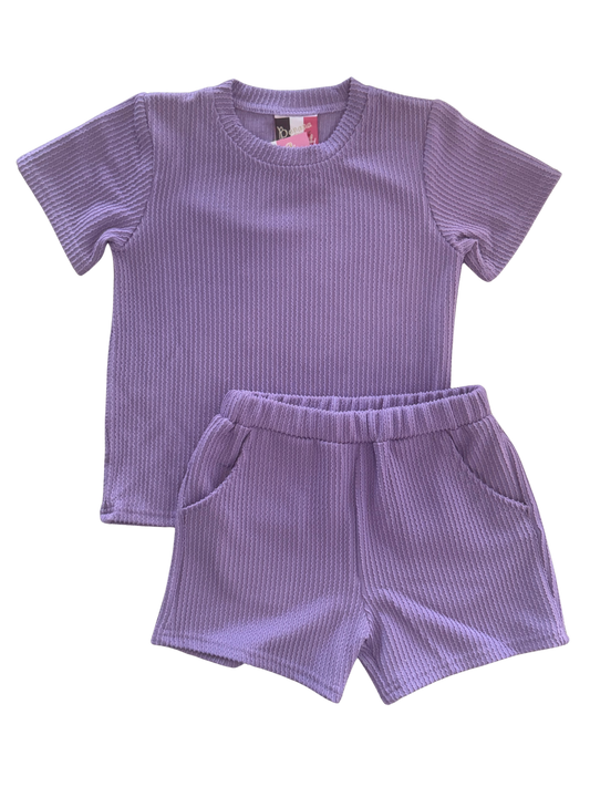 Ember Short Set--Purple
