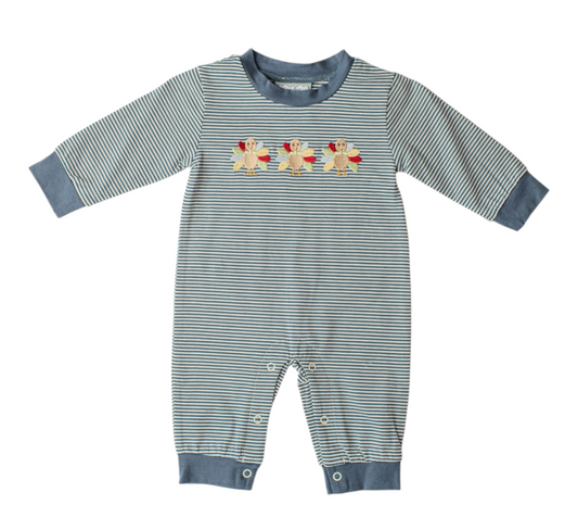 Turkey boy romper