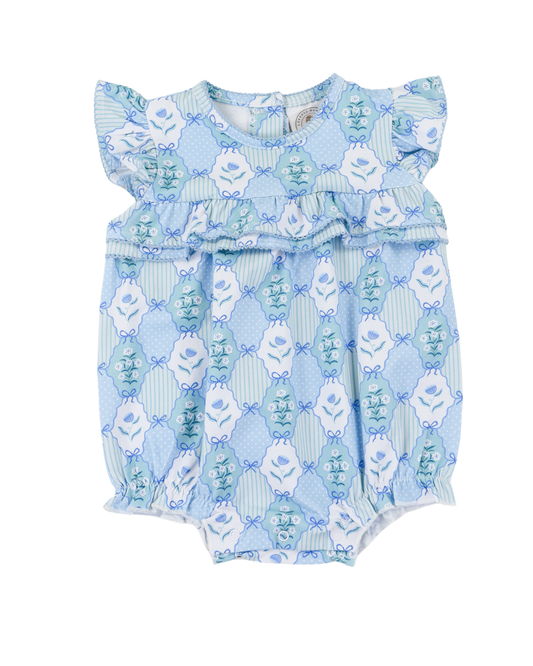 floral blues rosalie ruffle bubble