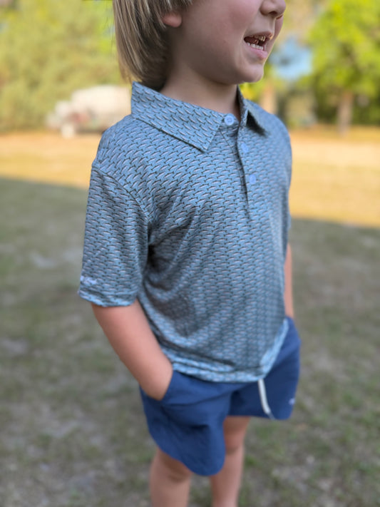 Boys trout stream polo