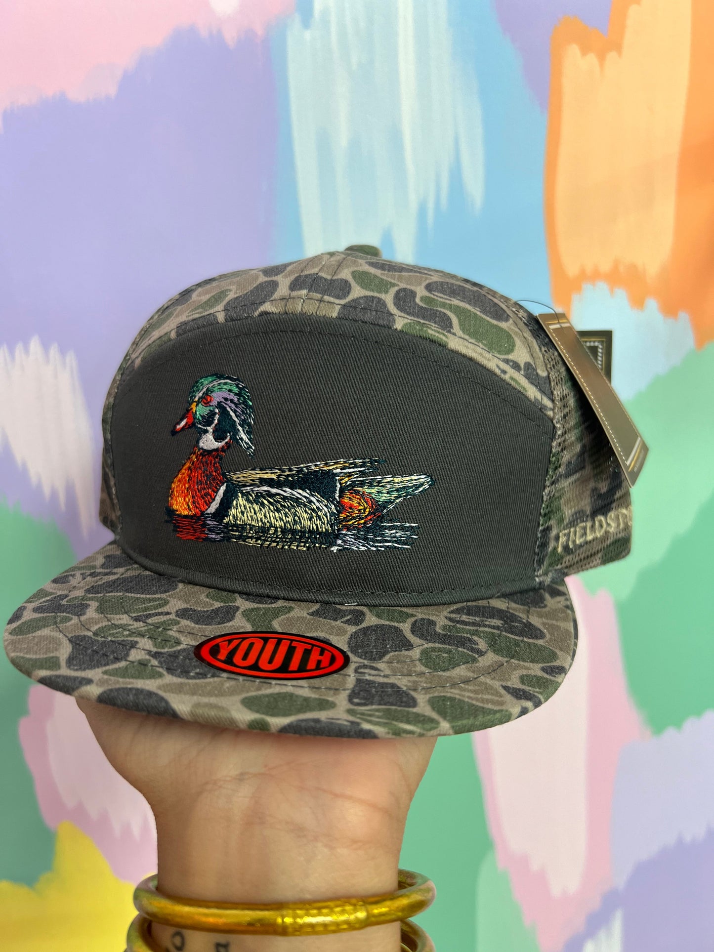 Backwoods camo wood duck hat