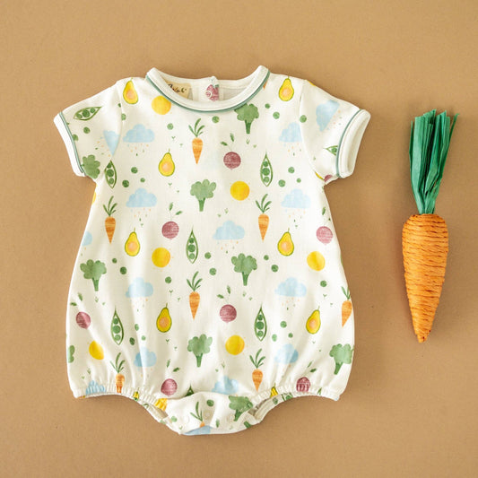 Eat your Veggies! Short Sleeve Bubble