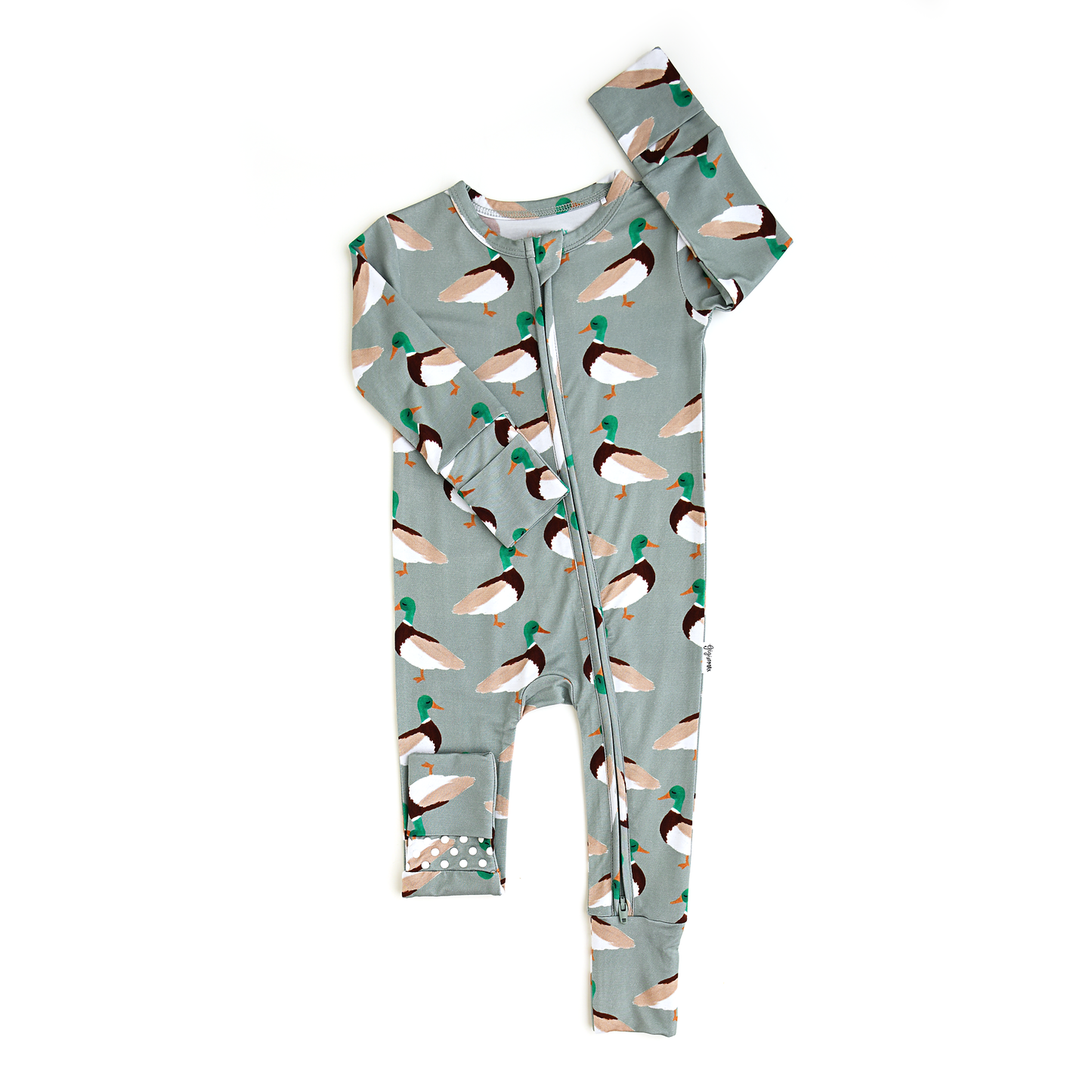 Wilder Duck ZIP Bamboo Baby Sleepies Little