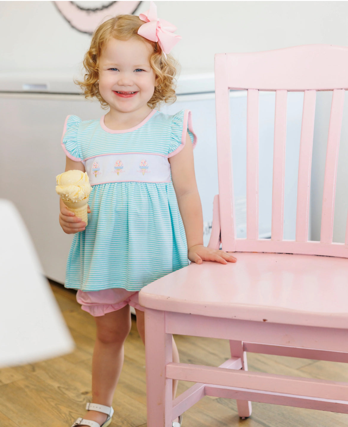 Ice cream trio bloomer set