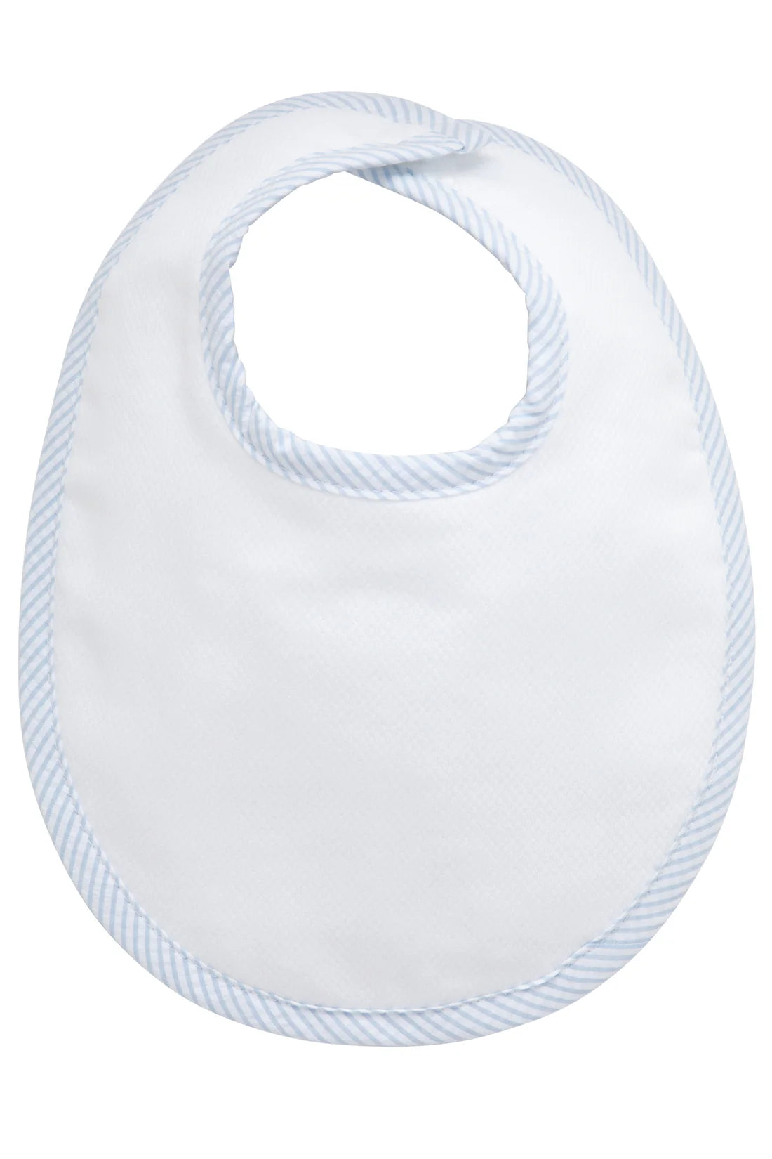Seersucker Stripe basic bib
