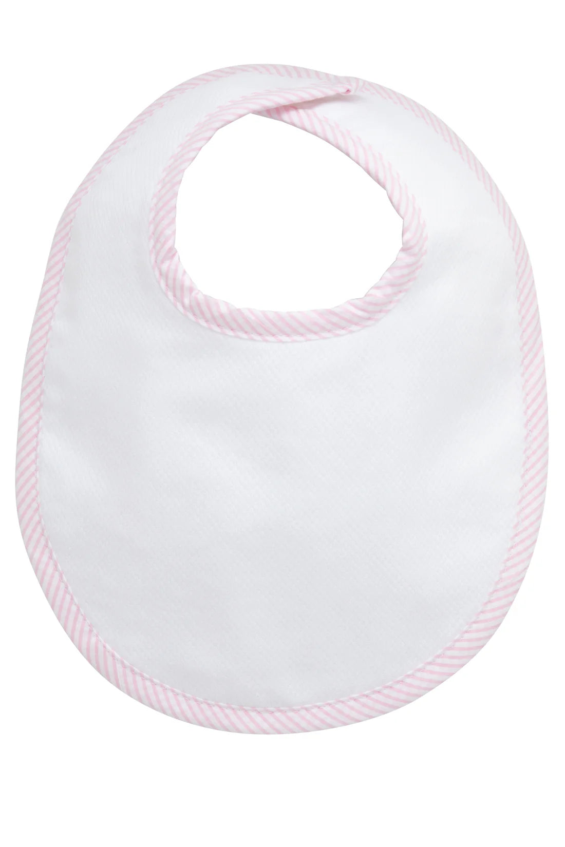 Seersucker Stripe basic bib