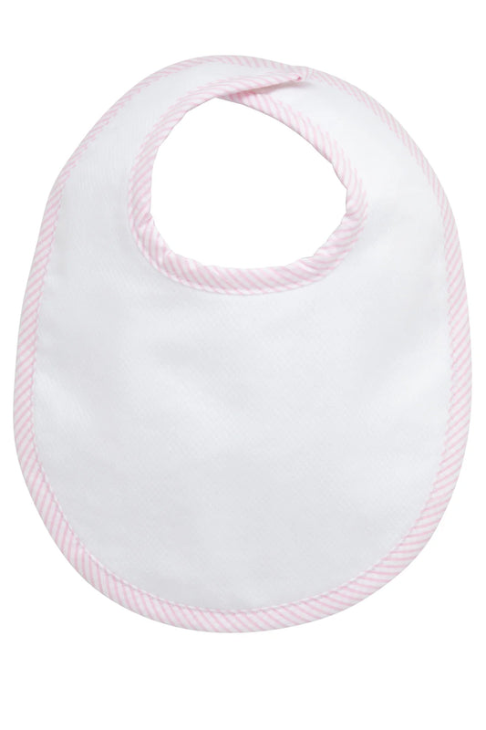 Seersucker Stripe basic bib