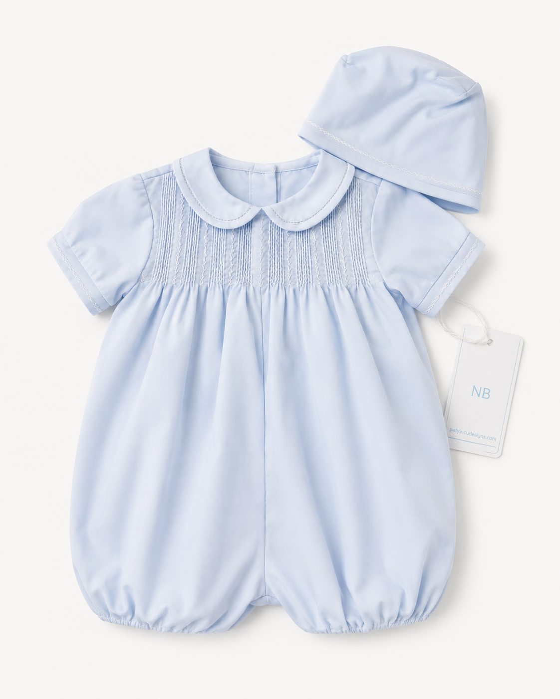 Baby boy romper with hat