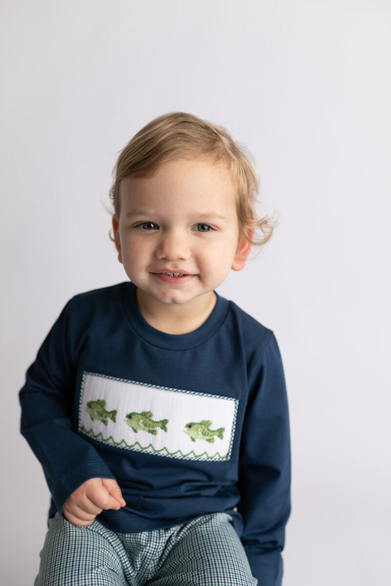Reelin’ them in smocked pant set