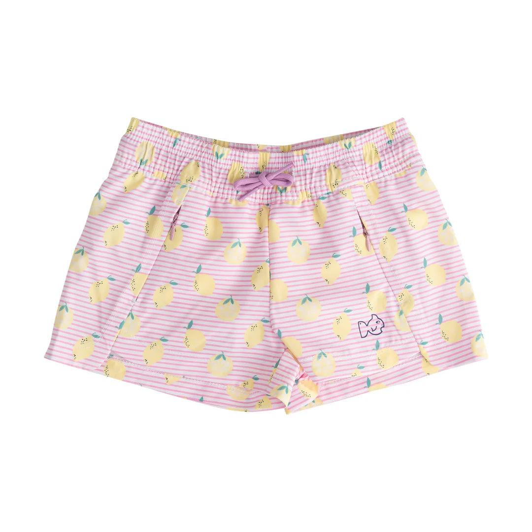 Girls Beach Cruiser Short lemonade