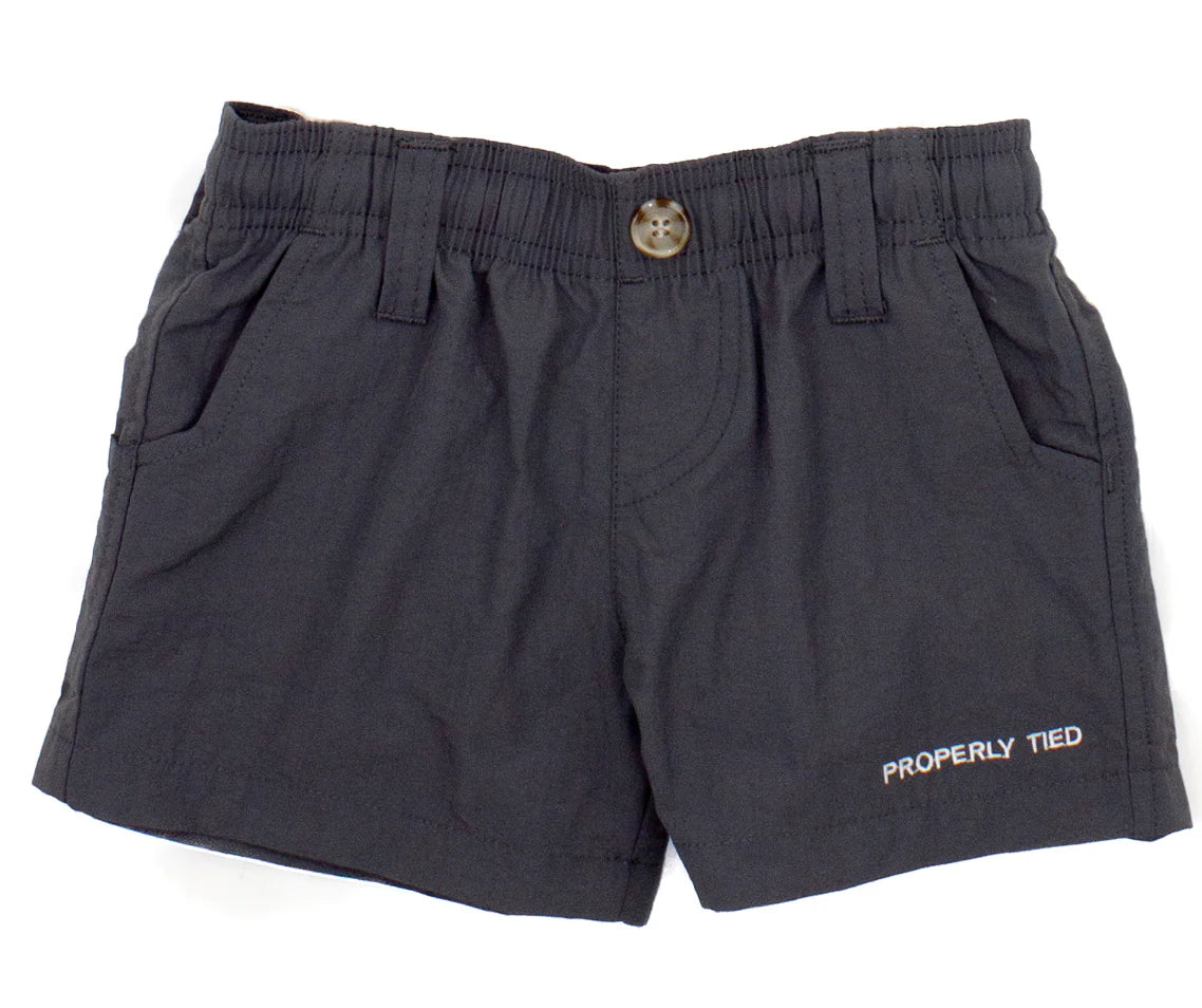 Boys Mallard Short Charcoal