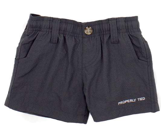 Boys Mallard Short Charcoal