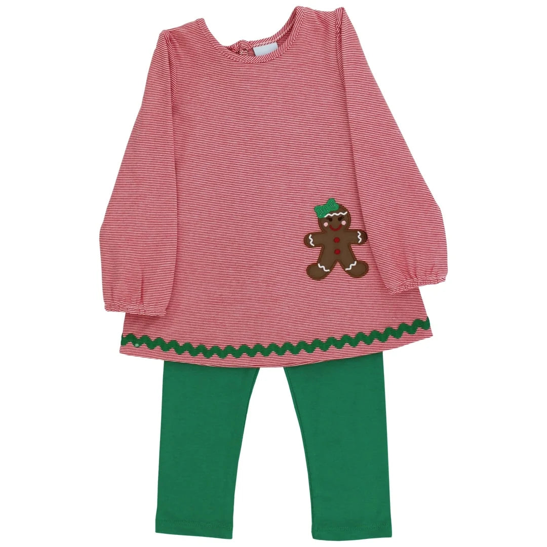 Jolly Gingerbread -Tunic pant set