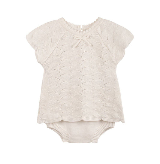 Baby & Toddler Girls Ivory Lacy Knit Set