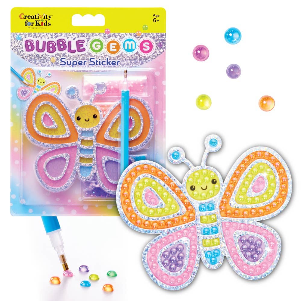 Bubble Gems Super Sticker Diamond Painting Kits for Kids