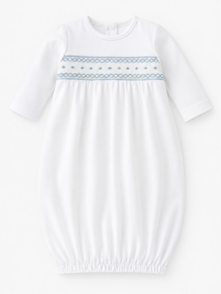 white knit boy sac