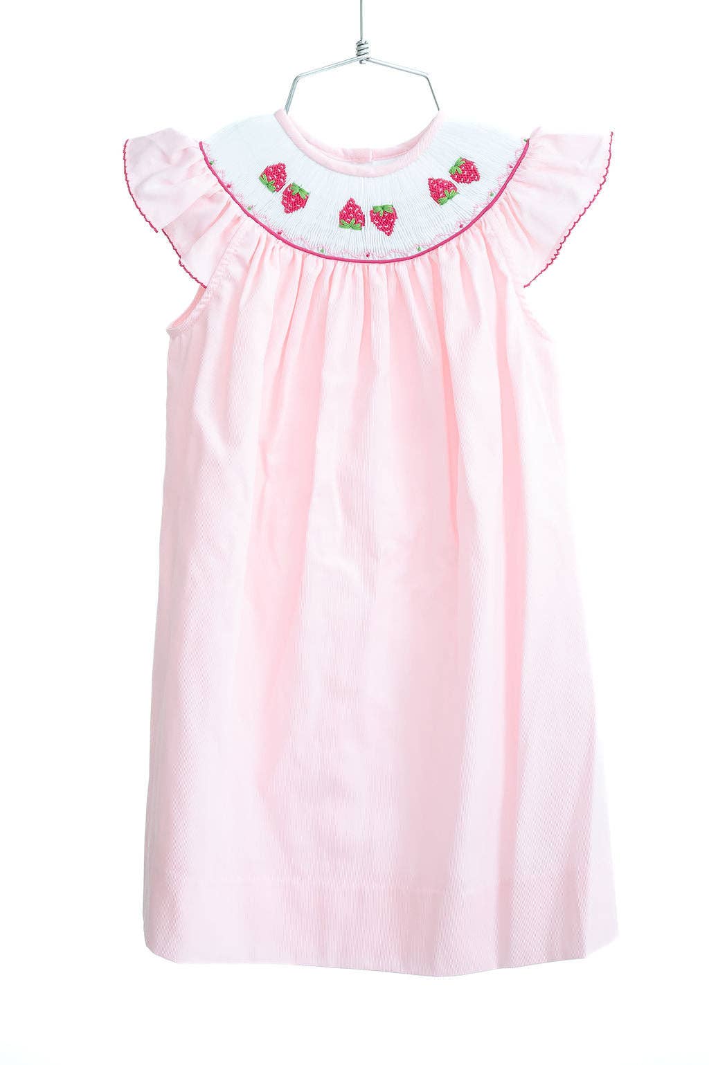 Strawberries Smocked Helen Dress