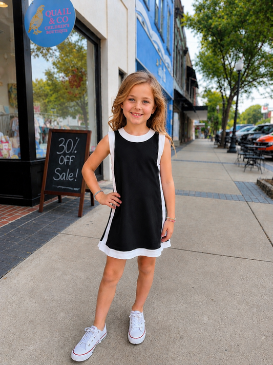 Skylar Dress & Shorts -Black