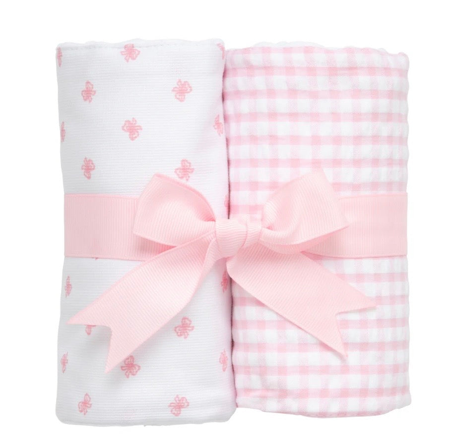 Bow Set of Two Burps, Pink
