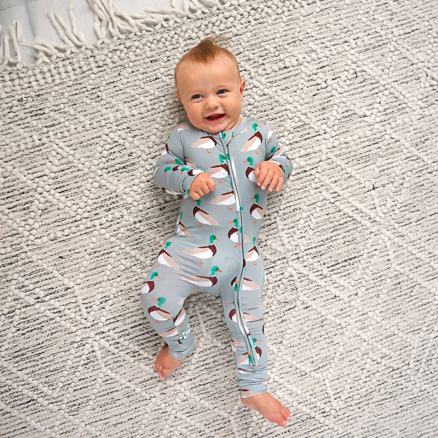 Wilder Duck ZIP Bamboo Baby Sleepies Little