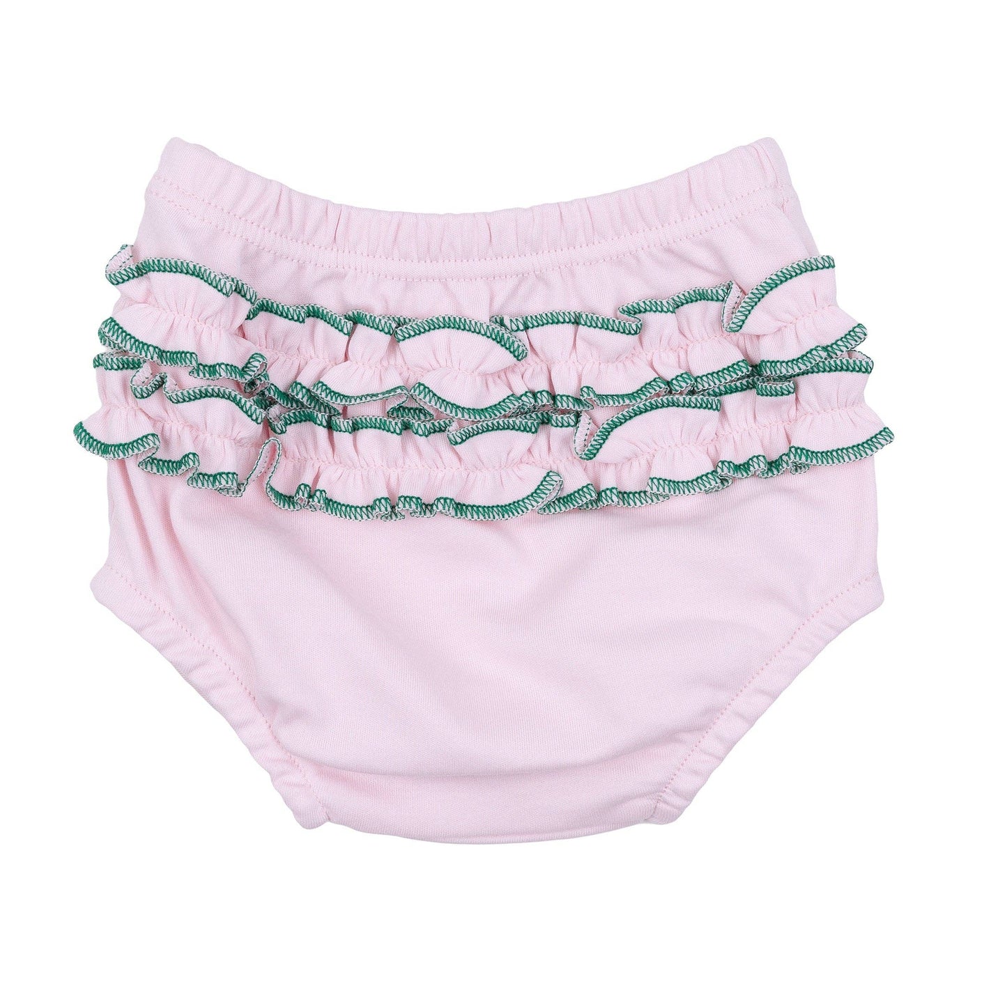 Mini Mallard Embroidered Diaper Cover Set - Pink