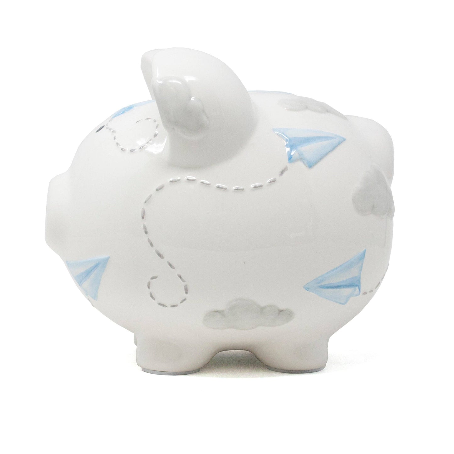 Paper Airplane Large Piggy Bank