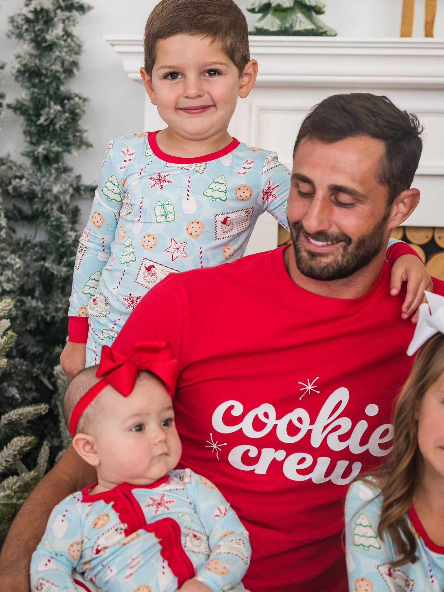 SoftSnooze™ Kids Bamboo Viscose Santa Sweets Long Sleeve Pajama Set