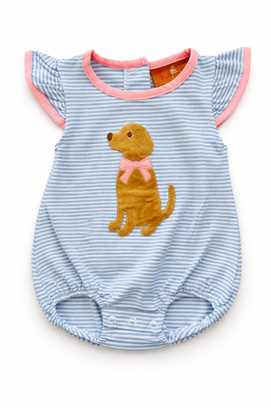Puppy applique bubble