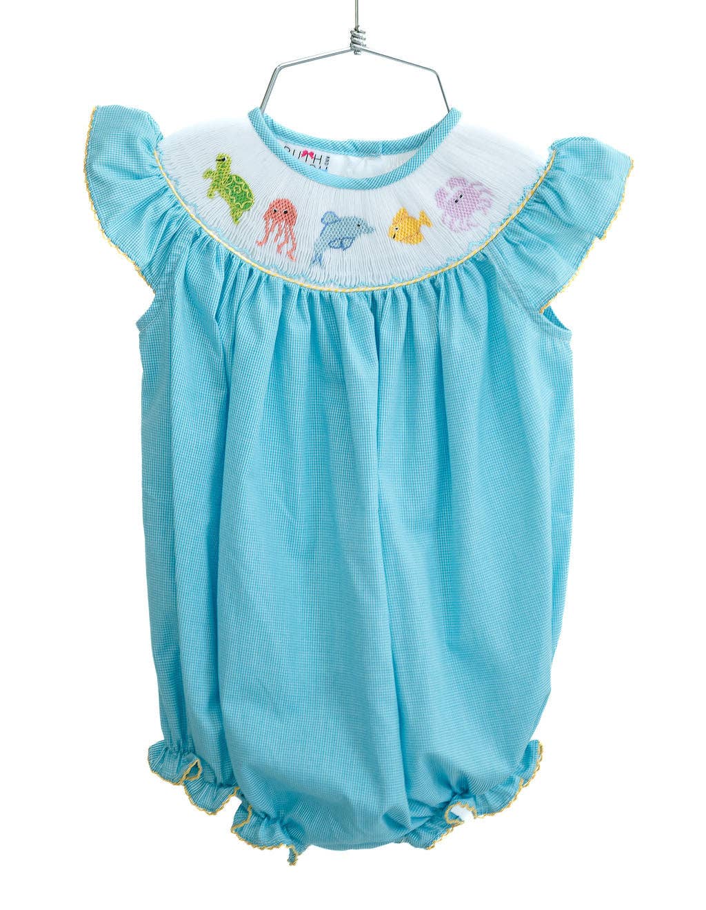 Sea Animals Smocked Birdie Bubble