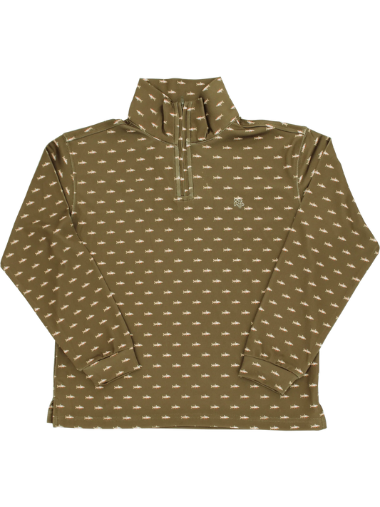 Performance half zip- Fish