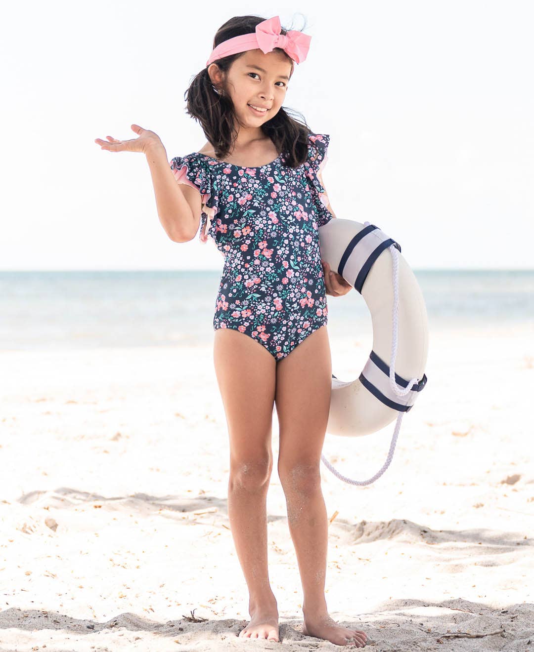 Girls Moonlit Meadow Butterfly Sleeve One Piece