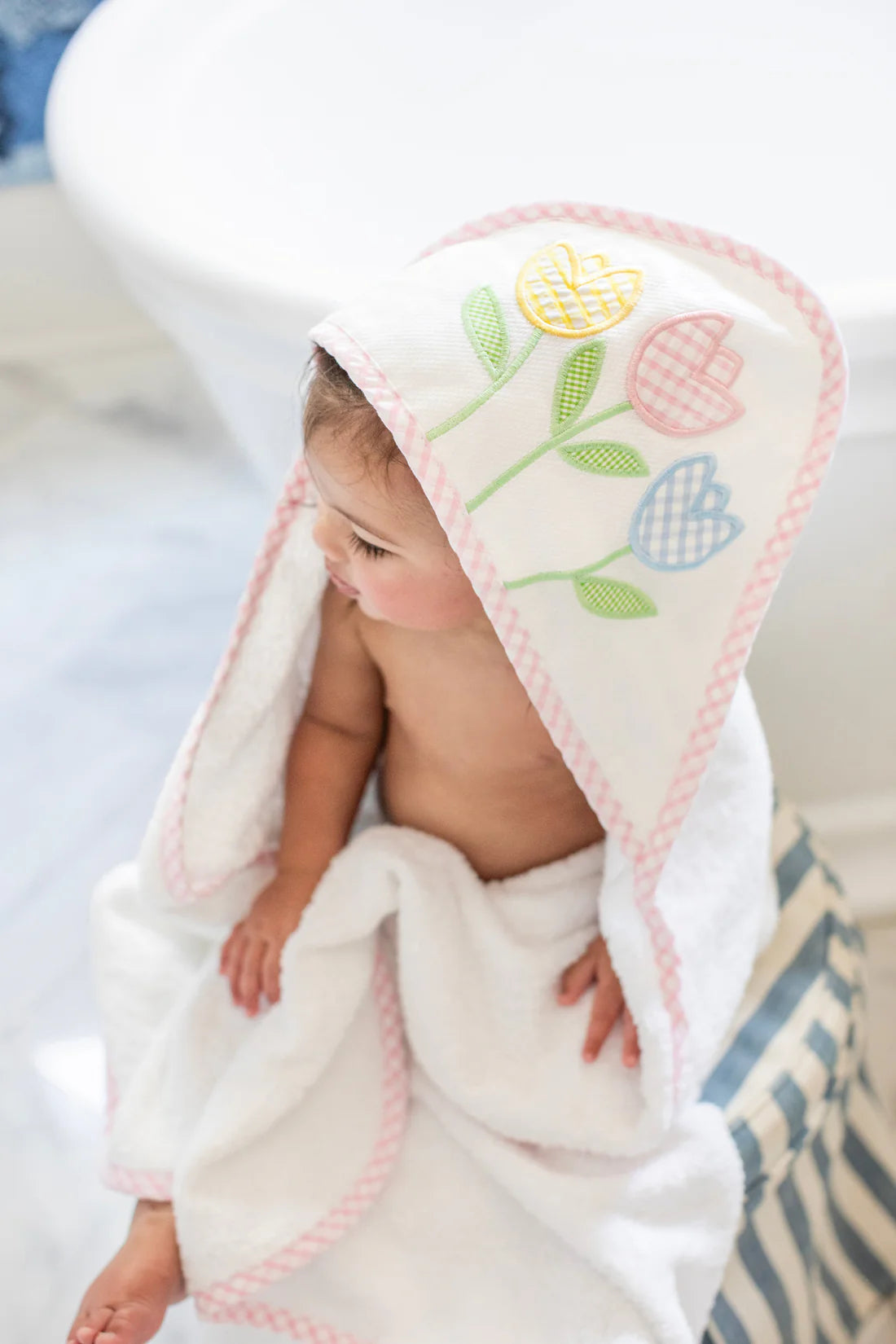 Tulip Hooded Towel & Washcloth Set
