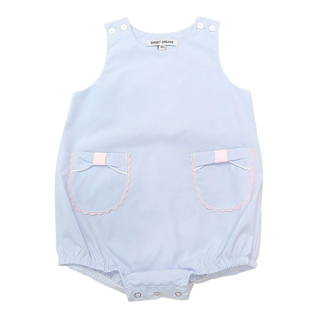 Blue Bow Pocket Bubble