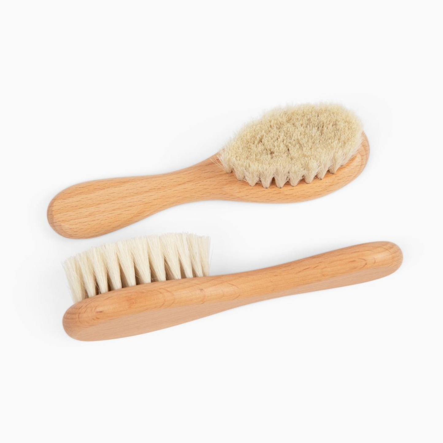 Baby's First Hairbrush in Beechwood - Natural & Gentle