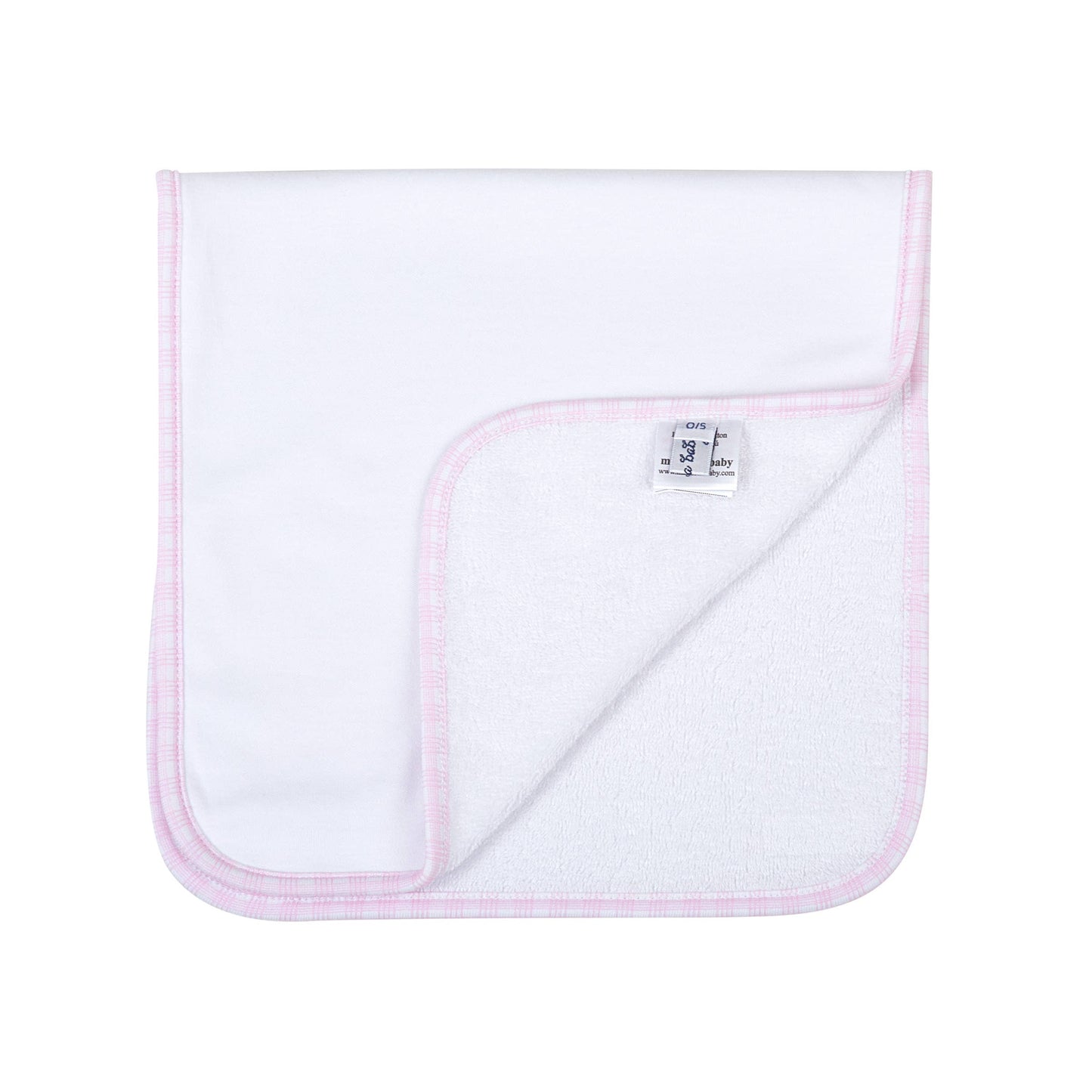 New Beginnings Pink Burp Cloth