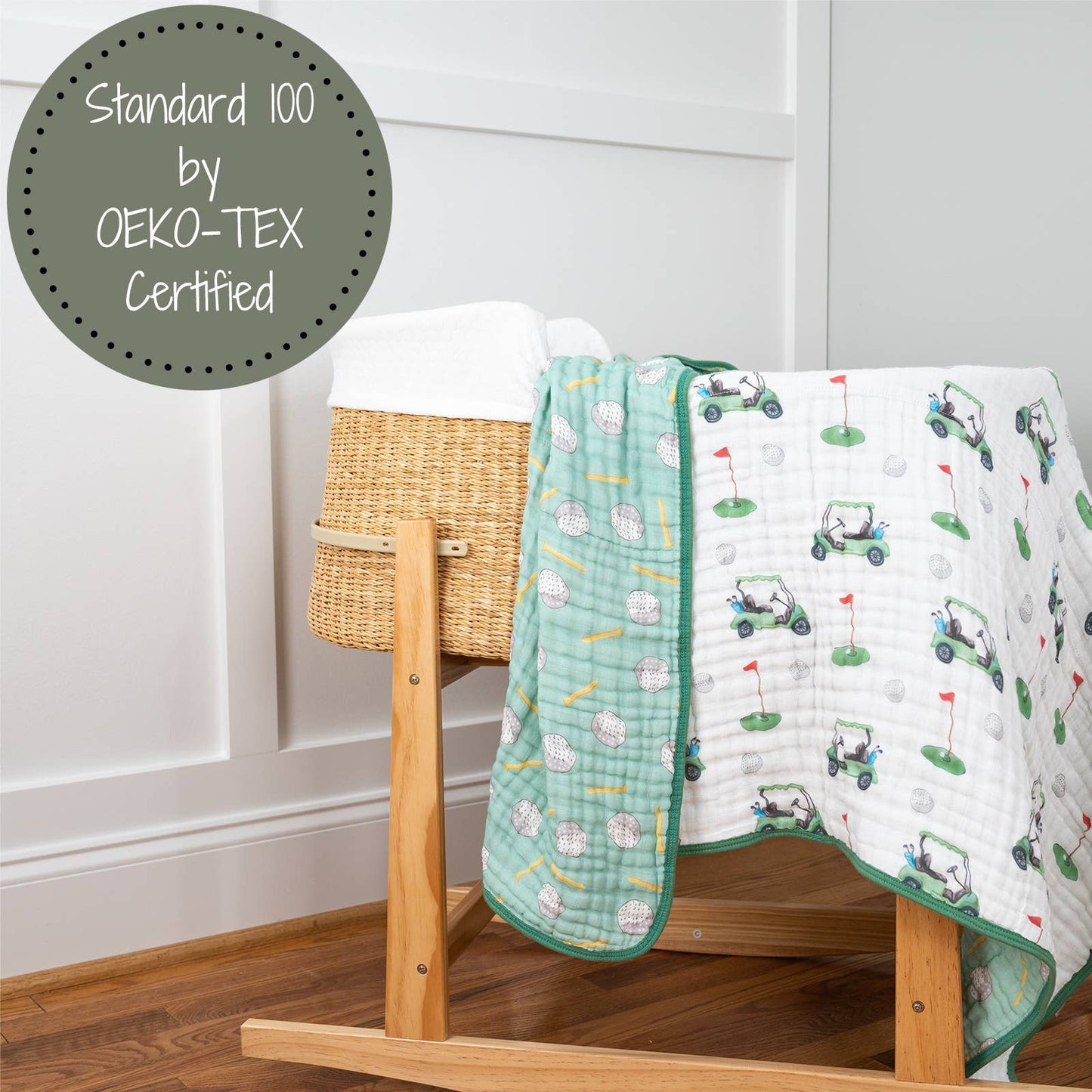 Muslin Quilt Baby & Kids Blanket Golf A Round