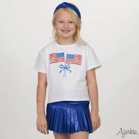 Glitter American Flag Boxy