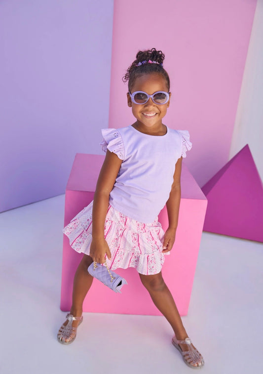 Eyelet Tank - Lilac