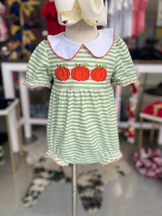 Pumpkin applique bubble