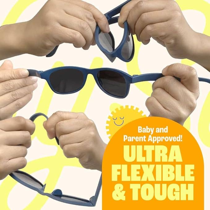Polarized Baby Sunglasses with Strap 0-24 Months – Barbie Pink